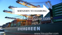 Shipping service from Shenzhen to Hamburg