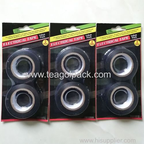 Electrical Tape Value Pack Black 2 Rolls PVC Insulation Tape Value Pack Black 2 Pack