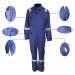 Customized OEM EN11612 Navy Blue Fire Resistant Oil Resistant Coveralls