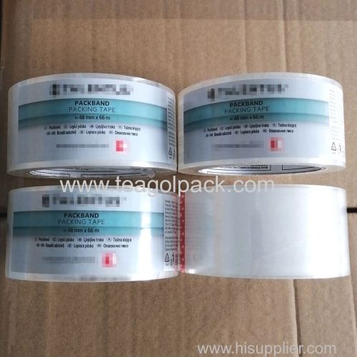 48mmx66M Packing Adhesive Tape Transparent White