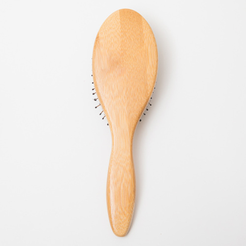 Eco-friendly bamboo portable boar bristle hair brush