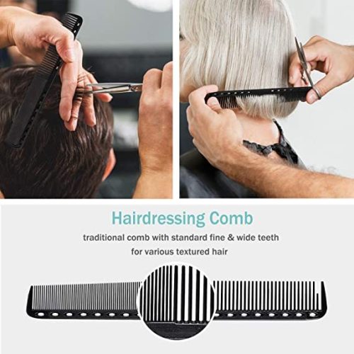 Carbon Fiber Hair Combs Set