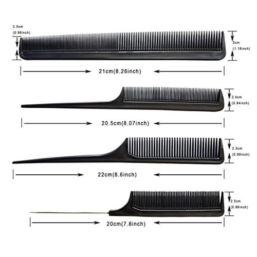 10PCS Black Hair Comb