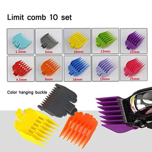 10 Color Clipper Guards