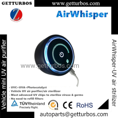 AirWhisper mini portable UVC UV UVA air sterilizer air purifier with chips for Cars EV China wholesale