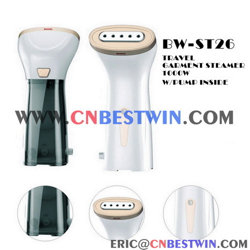 TRAVEL GARMENT STEAMER WITH PUMP INSIDE/2021 GARMENT STEAMER CHINESE MAKER/FABRIC STEAM RION