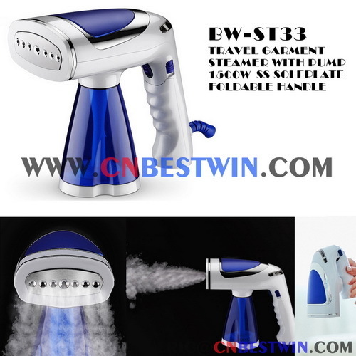 2021 TRAVEL GARMENT STEAMER/CHINA FACTORY FRO STEAM IRON/FABRIC STEAMER FOLDABLE/1500W GARMENT STEAMER