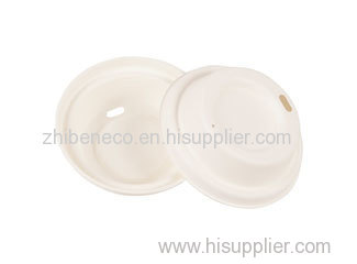 Eco Friendly Disposable & Biodegradable White Lid