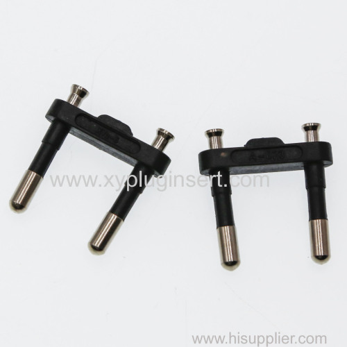 BRAZIL INMETRO PLUG INSERT HOLLOW PINS SOLID PINS