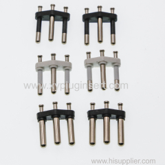 BRAZIL INMETRO PLUG INSERT HOLLOW PINS SOLID PINS