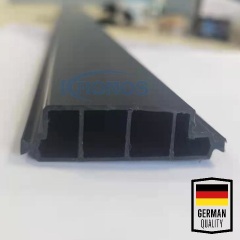 65mm PA66GF25 Hollow Chamber Thermal Break Polyamide Insulating Profiles