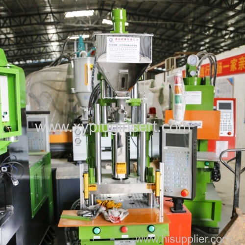 vertical PVC injection machine  with 4 cavity moulds 