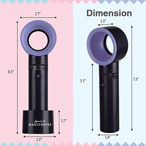 Lash Portable USB Rechargeable Bladeless Mini Fan