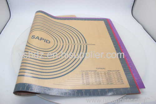 High temperature resistant and high quality large silicone pad with scale