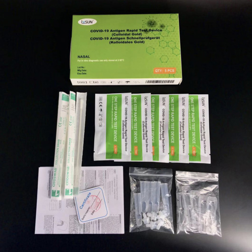 CE Marked PCR Antigen Ag Swab Rapid Test Card