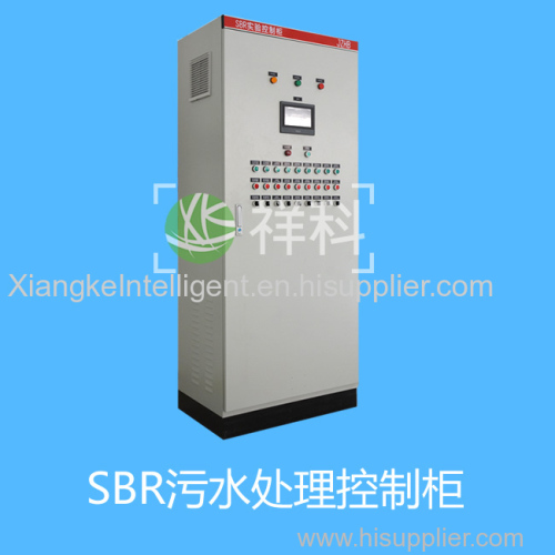 Sewage treatment control cabinet.