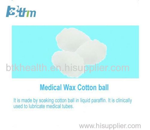 Medical wax cotton ball gauze ball Medical Cotton Balls Medical absorbent cotton ball