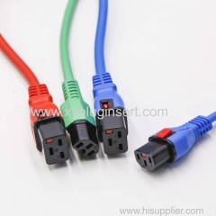 IEC POWER CORDS IEC60320 C14 C13 LOCKING