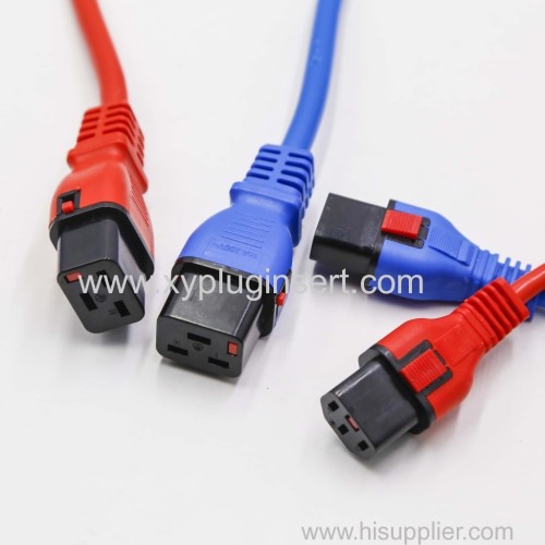 IEC POWER CORDS IEC60320 C14 C13 LOCKING C19 C20 LOCKING