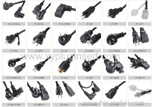 power cords power cables  vde ul etl