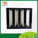 H13 High Efficiency V-Bank Shape HVAC System HEPA Air Filter