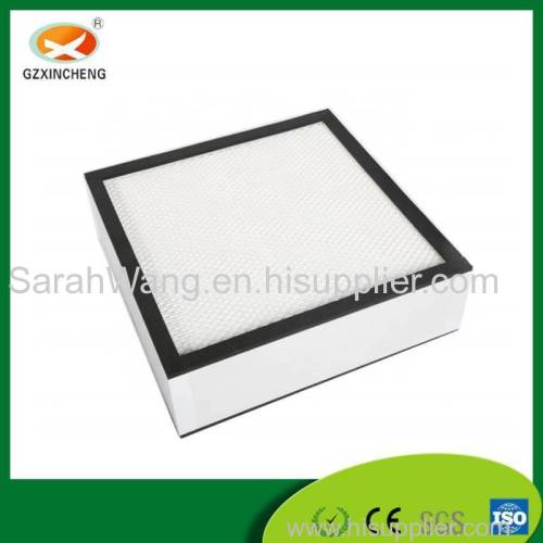 High Efficiency Mini Pleat HEPA Filter Without Separator