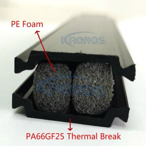 28mm Hollow Chambered Thermal Break Polyamide Insulating Strips