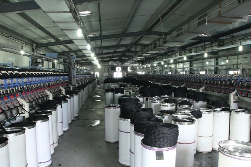 Keshu China manufacture bleached white yarn dyed NE6/1 knitting gloves yarn