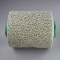 Keshu supplier export 65/35 polyester cotton yarn Ne5/1 raw white gloves yarn to russia market