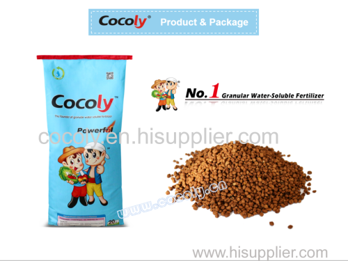 The solubility is 100% and full of nutritions chemical fertilizer cocoly