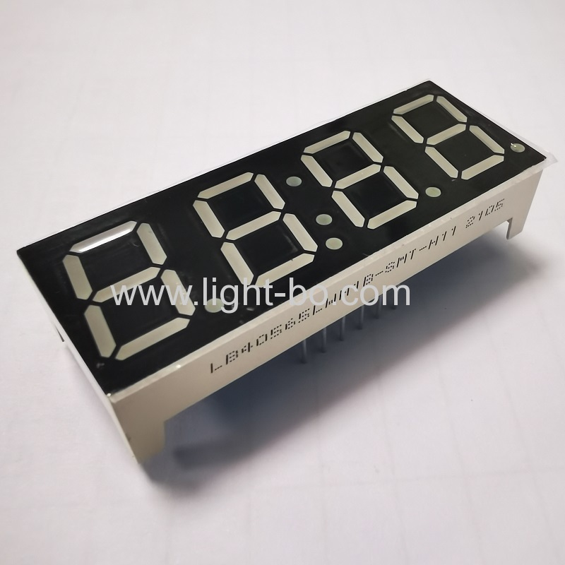 Horloge LED ultra blanche de 0,56" à quatre chiffres et 7 segments, affichage à cathode commune pour minuterie numérique