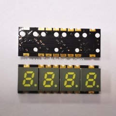 Ultra bright white 0.2inch 4 digit SMD 7 segment led display for instrument panel