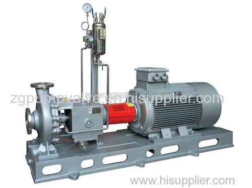 Horizontal chemical process pump
