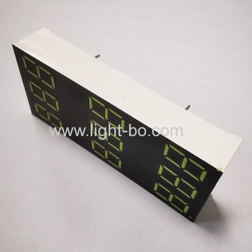 Customized Ultra white three line 9 Digit 0.36  7 Segment LED Display for home appliances