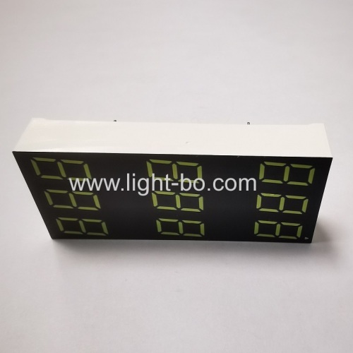 Customized Ultra white three line 9 Digit 0.36  7 Segment LED Display for home appliances