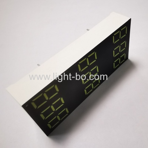 Customized Ultra white three line 9 Digit 0.36  7 Segment LED Display for home appliances