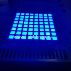 ультра синий 8 * 8 квадратный матричный светодиодный анод строки дисплея для движущихся знаков / экрана дисплея