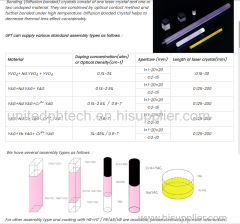 high precision Diffusion Bonded Crystal