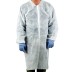 Polypropylene Nonwoven disposable lab coats with kimono style