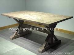 Antique wood dining table 7 FOOT LONG