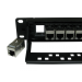 FAST Cat6A Shielded 24 Port Patch Panel Rack Mountable Network Ethernet 1U 19