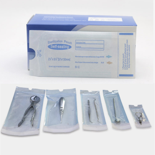 Self Sealing Sterilization Pouches Autoclave Sterilizer Bags Pouch for Dental Instruments