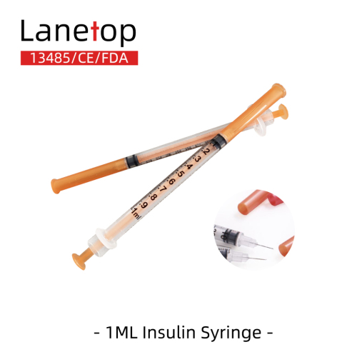 CE ISO13485 FDA 510K Approved Insulin Injection Syringe Suit for Japan Market