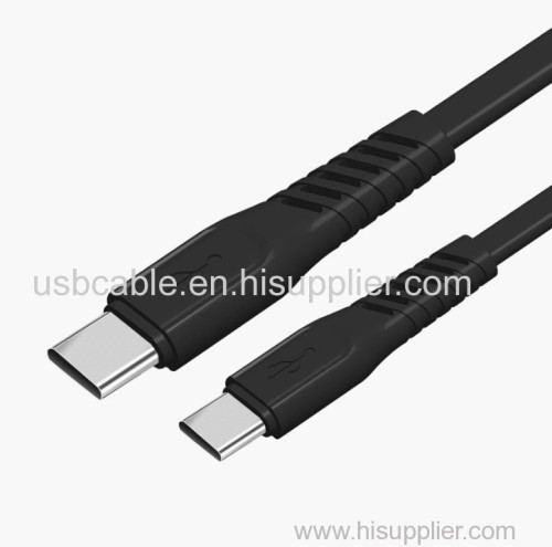 PD fast charging 3A data cable c-c male to male double head type-c18w charging cable manufacturer