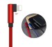 Double elbow mobile game type-c data cable Android usb braided game right angle charging cable