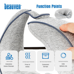 Rechargeable Magic Shiatsu U Neck Pillow Massager For Travel