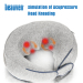 Travel Memory Foam Neck Pillow Foldable Ergonomic Design Protection Vertebrae Massage Neckrest