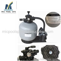 Fiberglass sand filter with pump system' swimming pool sand filter and pump combo