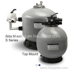 Supplier in China Fiber glass Swimming Pool Side-mount Sand Filter and Water Filtration Equipment