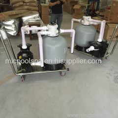 Supplier in China Fiber glass Swimming Pool Side-mount Sand Filter and Water Filtration Equipment